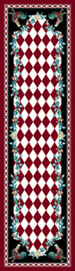 High Country Rooster - Red" Southwestern Area Rugs - Choose from 6 Sizes!