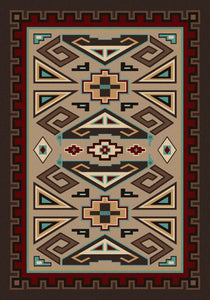"Butte - Southwest"  Area Rugs - Choose from 6 Sizes!