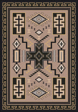 Load image into Gallery viewer, &quot;Double Cross Sand&quot; Southwestern Area Rugs - Choose from 6 Sizes!