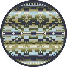 Load image into Gallery viewer, &quot;Rainbow Blanket - Blue Shade&quot; Southwestern Area Rugs - Choose from 6 Sizes!