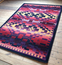 Load image into Gallery viewer, &quot;Rainbow Blanket - Sunset&quot; Southwestern Area Rugs - Choose from 6 Sizes!