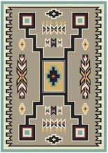 Load image into Gallery viewer, &quot;Old Crow Suede Turquoise&quot; Southwestern Area Rugs - Choose from 6 Sizes!