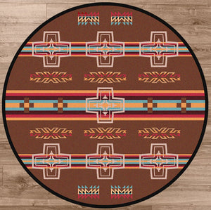 "Canyon Cross - Sunset" Western Area Rugs - Choose from 6 Sizes!