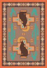 Load image into Gallery viewer, &quot;Howl at the Moon- Desert Rose&quot; Southwestern Area Rugs - Choose from 6 Sizes!