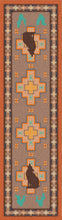 Load image into Gallery viewer, &quot;Howl at the Moon- Desert Rose&quot; Southwestern Area Rugs - Choose from 6 Sizes!