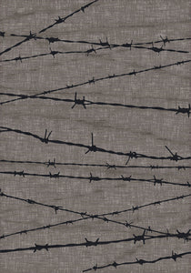 "Barbwire - Natural" Western Area Rugs - Choose from 6 Sizes!