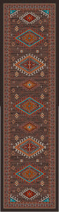 "Persian - Southwest Brown" Area Rugs - Choose from 6 Sizes!