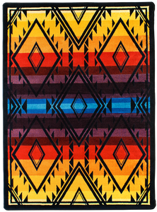 "Rainmaker - Bright" Southwestern Area Rugs - Choose from 6 Sizes!