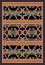 Load image into Gallery viewer, &quot;Saddle Blanket - Periwinkle&quot; Southwestern Area Rugs - Choose from 6 Sizes!