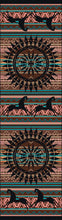 Load image into Gallery viewer, &quot;Ghost Rider - Turquoise&quot; Southwestern Area Rugs - Choose from 6 Sizes!