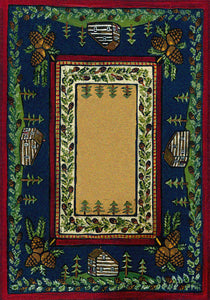 "Cabin in the Pines" Western/Lodge Area Rugs - Choose from 4 Sizes!