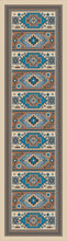 Load image into Gallery viewer, &quot;Indigo-Turquoise&quot; Southwestern Area Rugs - Choose from 6 Sizes!