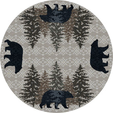 Load image into Gallery viewer, &quot;High Point Bear- Stone&quot; Western/Lodge Area Rugs - Choose from 6 Sizes!