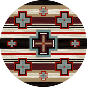 "Crossroads - Fuego" Southwestern Area Rugs - Choose from 6 Sizes!
