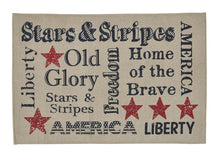 Load image into Gallery viewer, Stars &amp; Stripes Print Rug