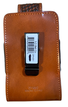 Load image into Gallery viewer, Western Tan Leather Large Cell Phone Holder (iPhone 7/8)