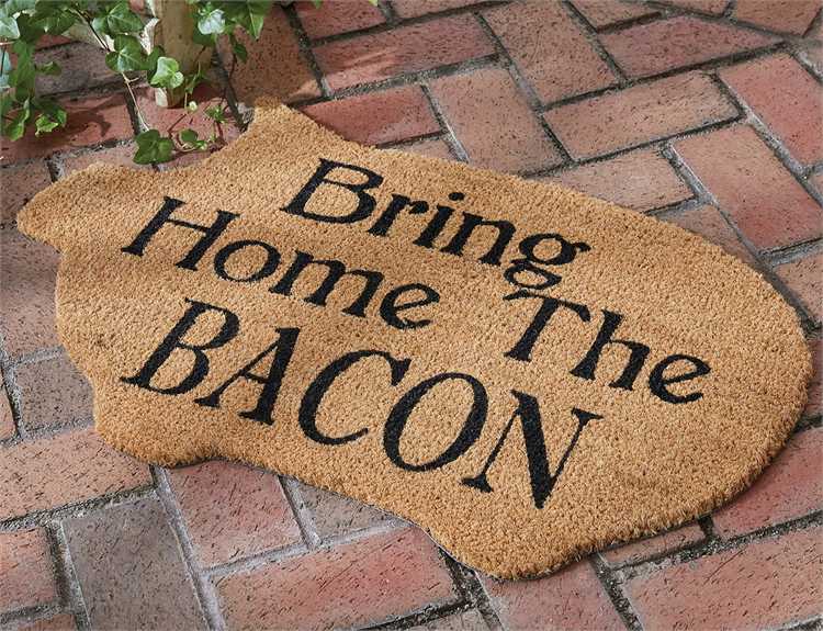 Bring Home The Bacon Doormat