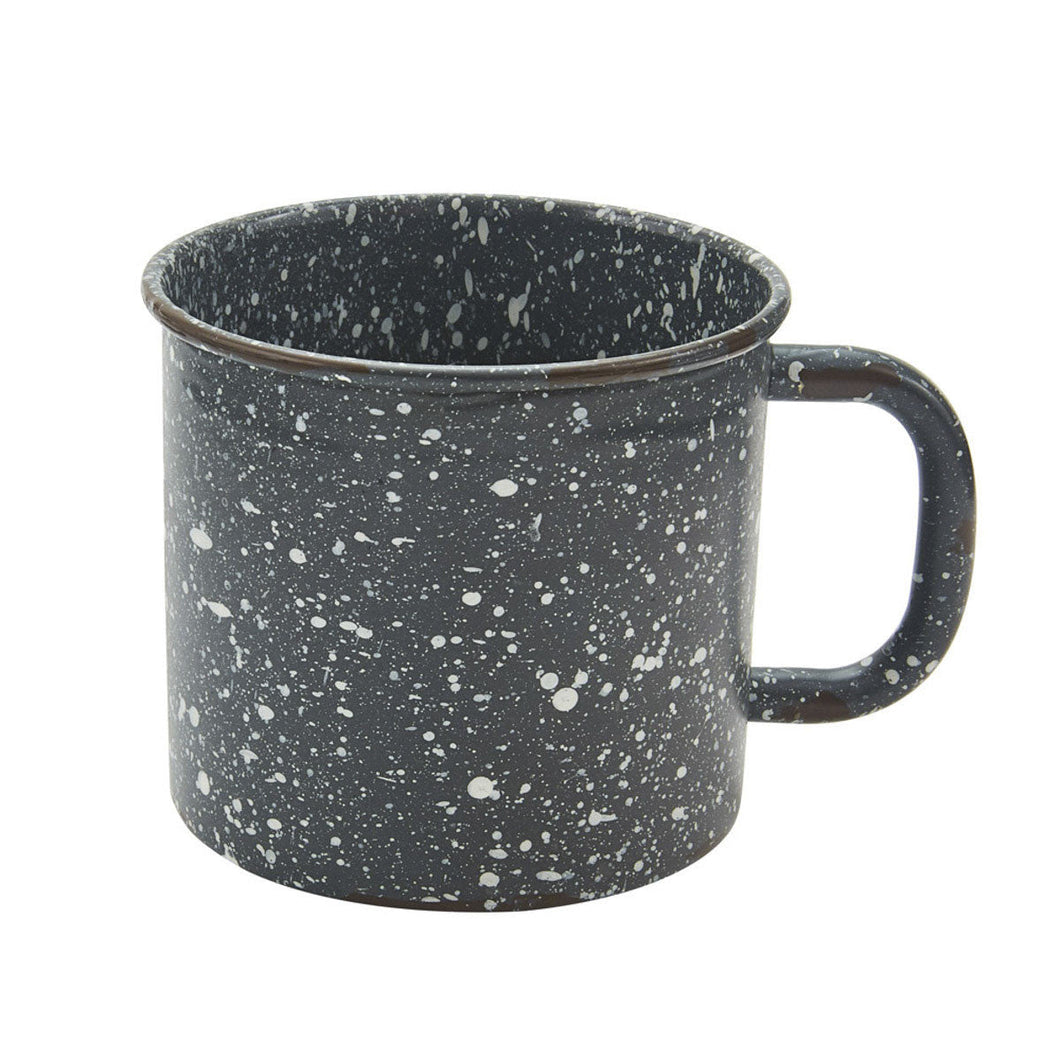 Granite Enamel Mug Gray - Set of 4