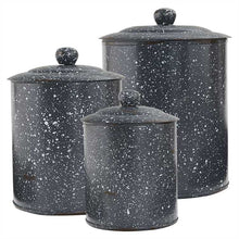 Load image into Gallery viewer, Granite Enamelware Canister Set