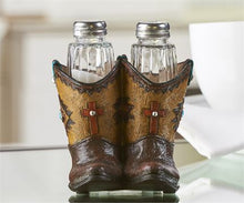 Load image into Gallery viewer, Cowboy Boots Salt &amp; Pepper Shaker Set