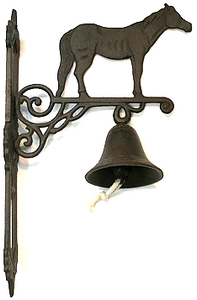 Western Cast Iron Horse Dinner Bell