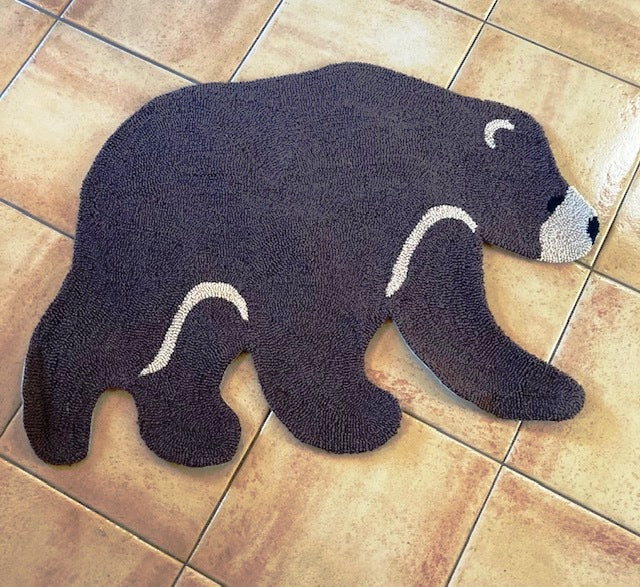 Cut-Out Bear Accent Rug