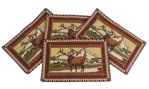 "Elk Country" Lodge Jacquard Placemat - 13" x 19"