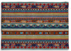 "Native Blanket" Western Jacquard Placemat - 13" x 9"