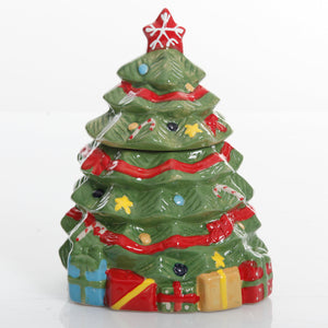 "Mirthful Treats" 7.9" Christmas Tree Cookie Jar