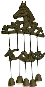 Cast Iron Horse Wind Chime