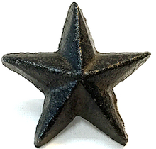 Load image into Gallery viewer, Cast Iron Star Drawer Pull