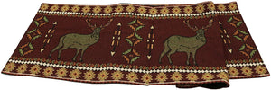 "Stag" Lodge Jacquard Table Runner