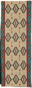 "Native Feathers" Western Jacquard Table Runner