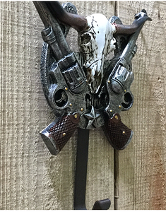 Resin Pistols and Longhorn Coat Hook