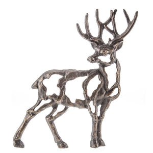 Bronze Deer Metal Wall Decor