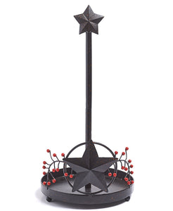 Country Star Metal Paper Towel Holder