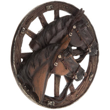 Load image into Gallery viewer, Horse &amp; Wheel Wall Decor