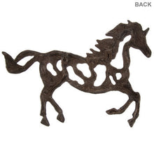 Load image into Gallery viewer, Bronze Horse Metal Wall Decor