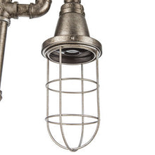 Load image into Gallery viewer, Silver Industrial Metal Lamp