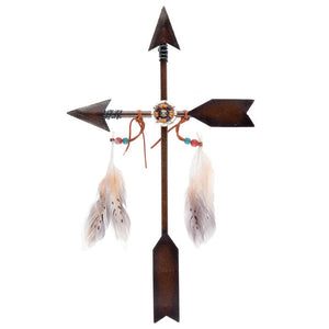 Arrow Cross Metal Wall Decor