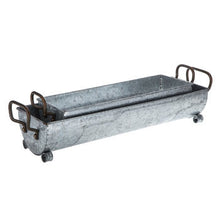 Load image into Gallery viewer, Galvanized Metal Trough Set