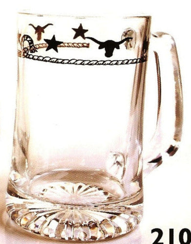 15 OZ. Western Beer Mugs - 4 Piece Set