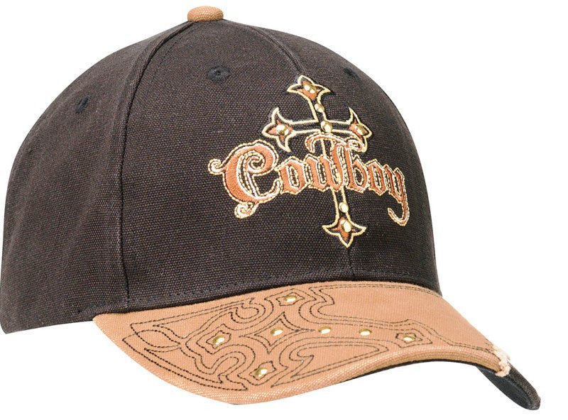 Cowboy Cross Cap with Velcro Enclosure