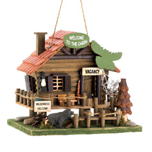 Load image into Gallery viewer, Woodland Cabin Birdhouse