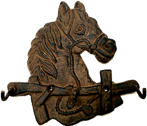 Cast Iron Horse Head Hooks