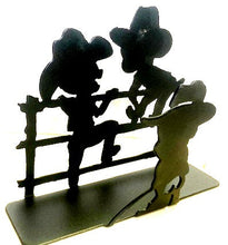 Load image into Gallery viewer, Cowboy Letter/ Napkin Holder - Metal