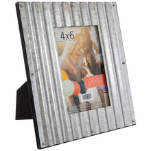 Load image into Gallery viewer, Galvanized Metal Textured Frame - 4&quot; x 6&quot;