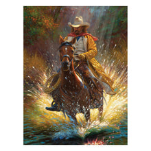 Load image into Gallery viewer, &quot;Cowboy&quot; LED Art 16&quot; x 12&quot;