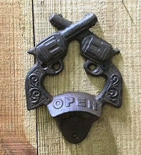 Load image into Gallery viewer, Cast Iron Pistol Bottle Opener