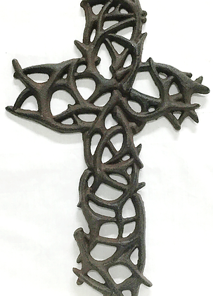 Cast Iron Cross of Thorns